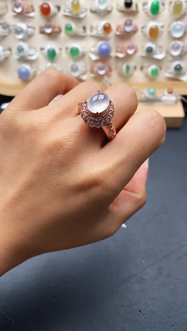 未镶嵌戒指翡翠缅甸天然A货翡翠1 10-2