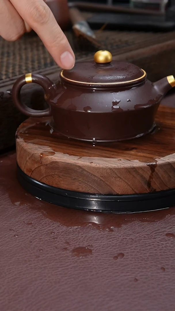 【闪购商品】紫砂茶壶描金曼舒紫砂壶