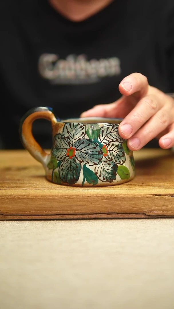 @@陶园瓷舍@@纯手工手绘@高温釉下彩