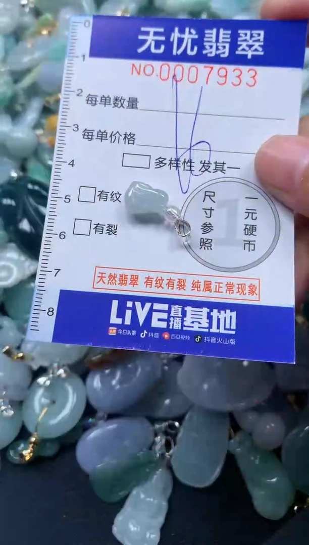 颈饰未镶嵌翡翠7933