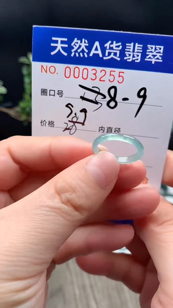 未镶嵌戒指翡翠8-9#