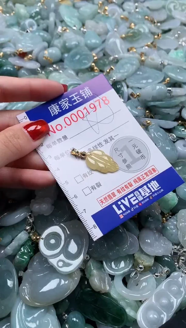 翡翠未镶嵌吊坠(不含链)1978