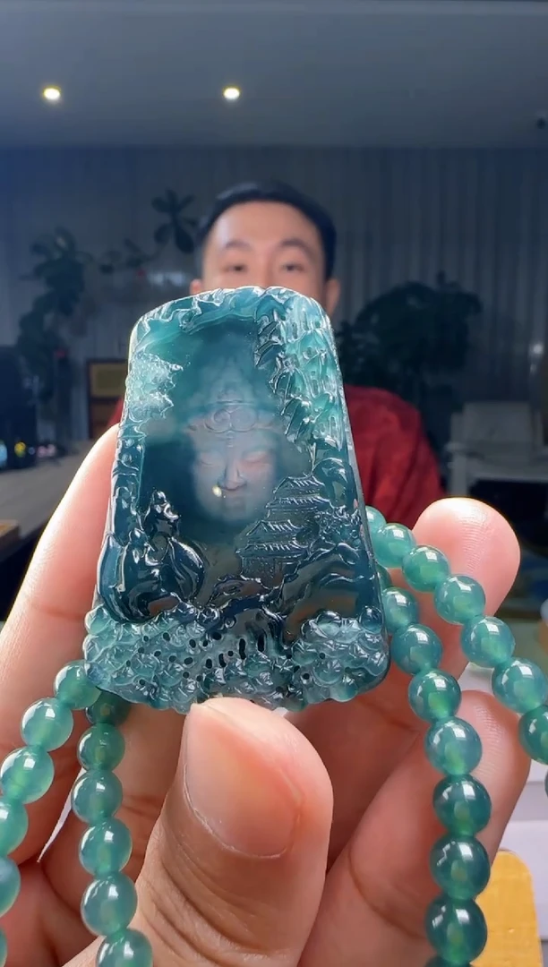 翡翠未镶嵌吊坠(赠链)多样性发其一XM@@WS50818103
