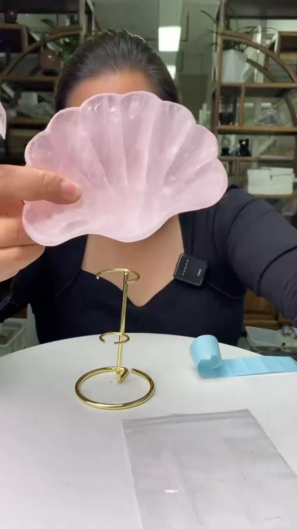 碗未镶嵌水晶粉水晶碗D618