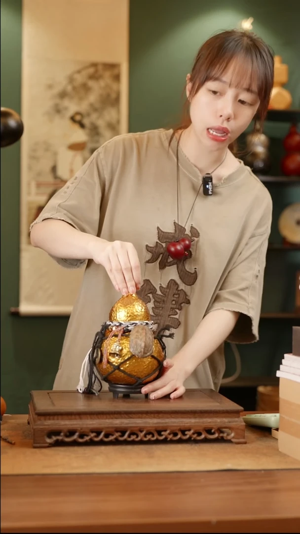 211号精品天然大漆酒葫芦一物一拍~