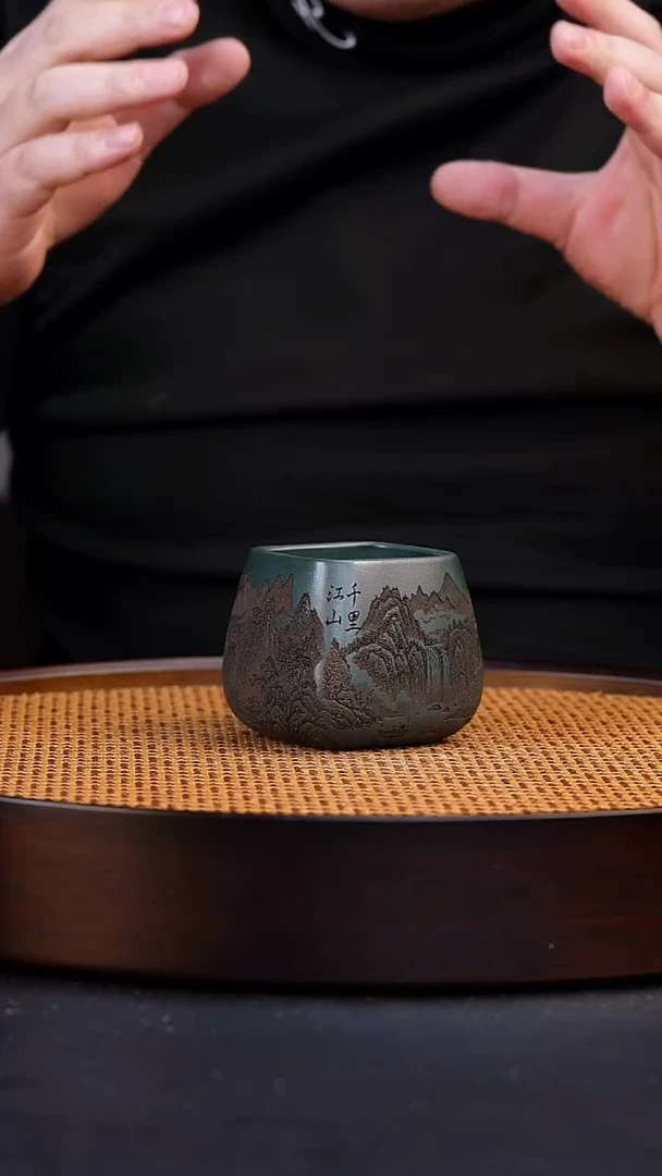 宜兴全手工紫砂杯