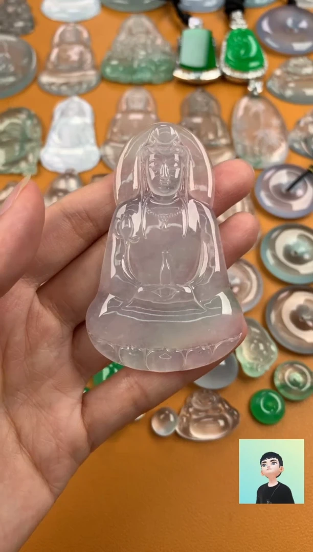 翡翠未镶嵌颈饰70.2-43.7-5.3