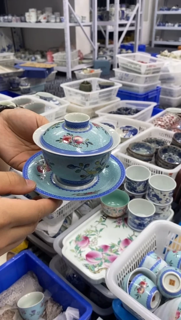 陶瓷景德陶瓷茶具容量约150