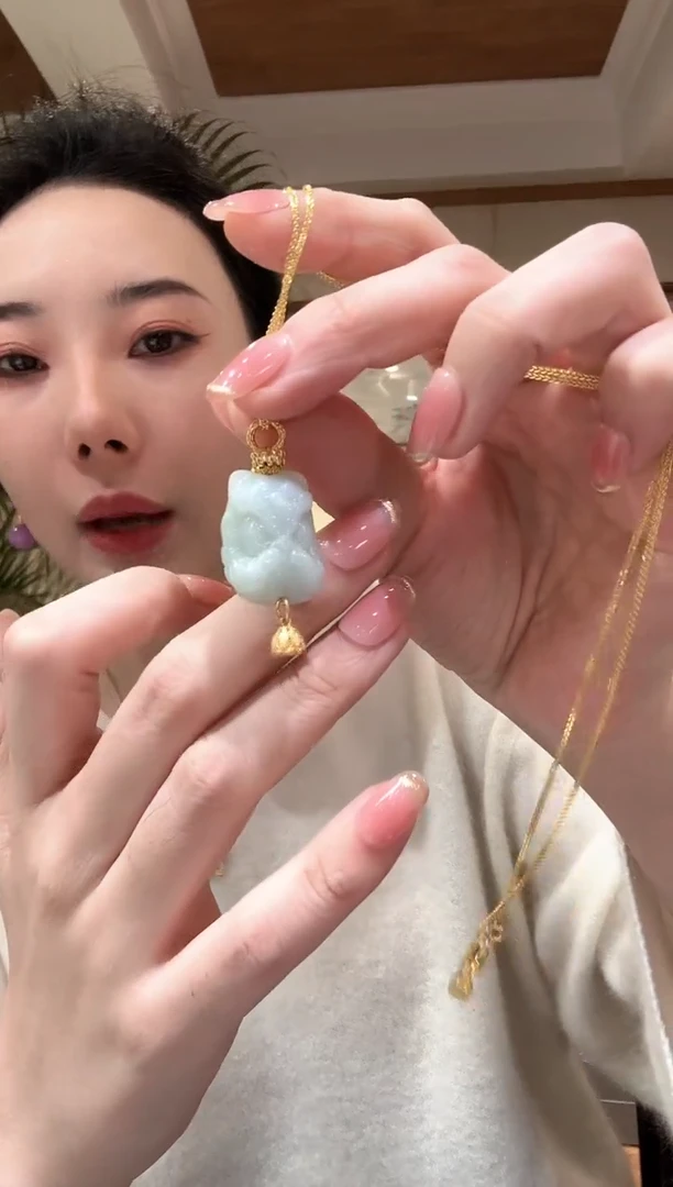 【闪购商品】翡翠颈饰未镶嵌国风