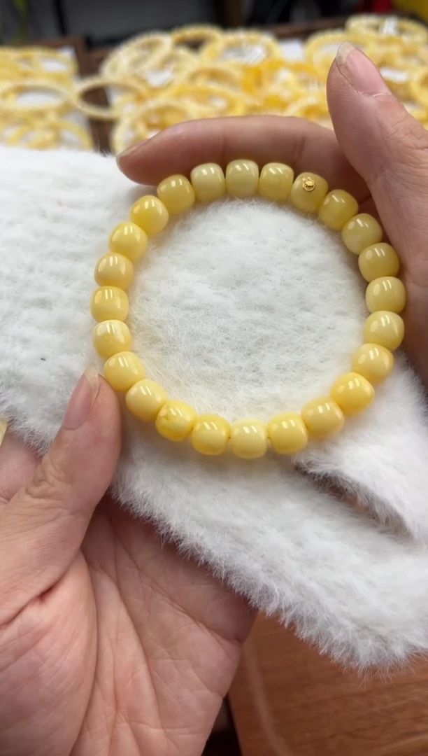 【闪购商品】蜜蜡裸石未镶嵌蜜蜡手串没品控