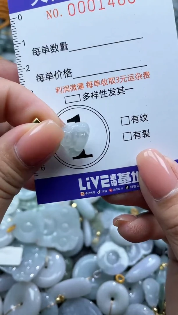 翡翠未镶嵌颈饰01460