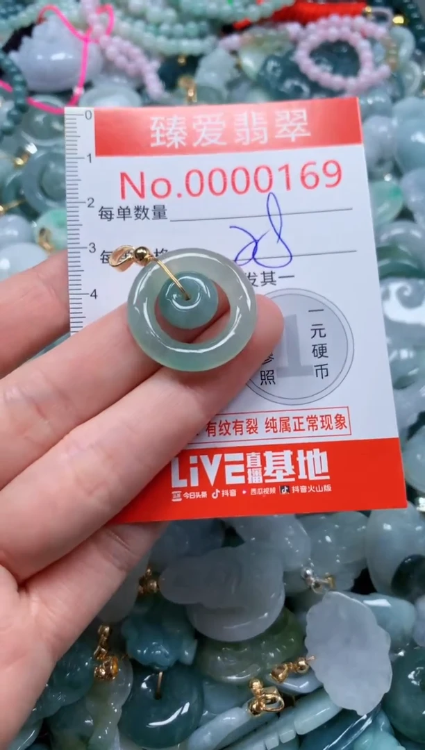 翡翠未镶嵌吊坠(不含链)169