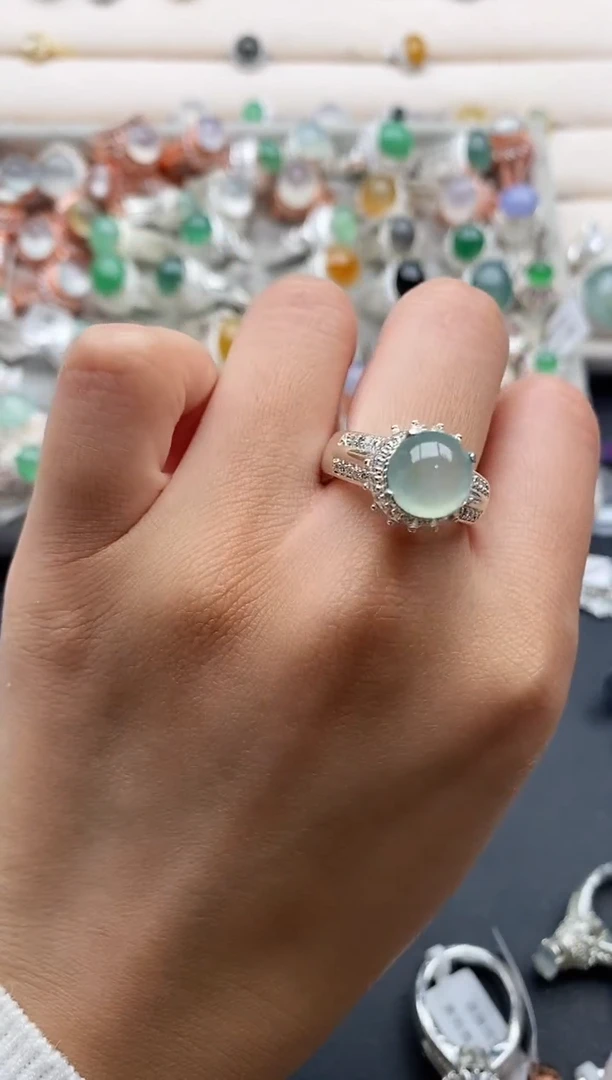 未镶嵌戒指翡翠6666666+4