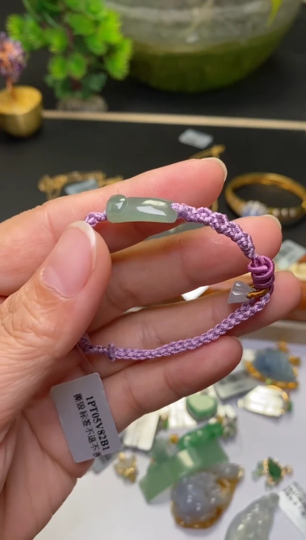 颈饰未镶嵌翡翠净货34337