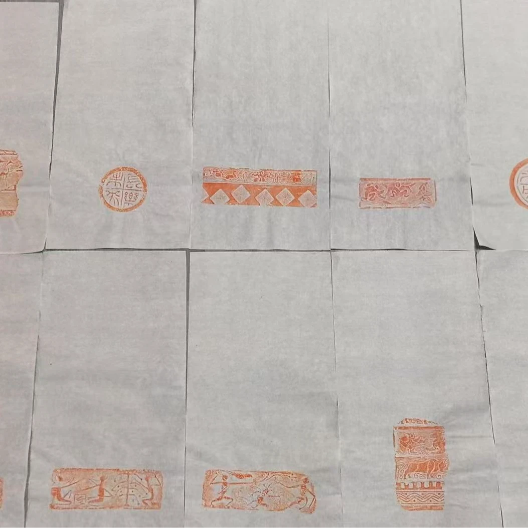 【拓本纪】纯手工拓印 汉砖 随机发一副