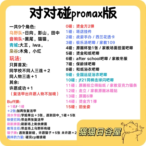 排球少年 对对碰promax版吧唧盲盒（默认代拆）