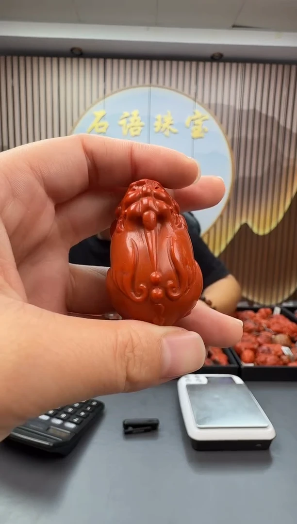 未镶嵌雕刻南红玛瑙013ZB1019产品一个