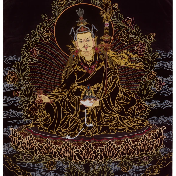 卷轴唐卡商品莲花生大师072