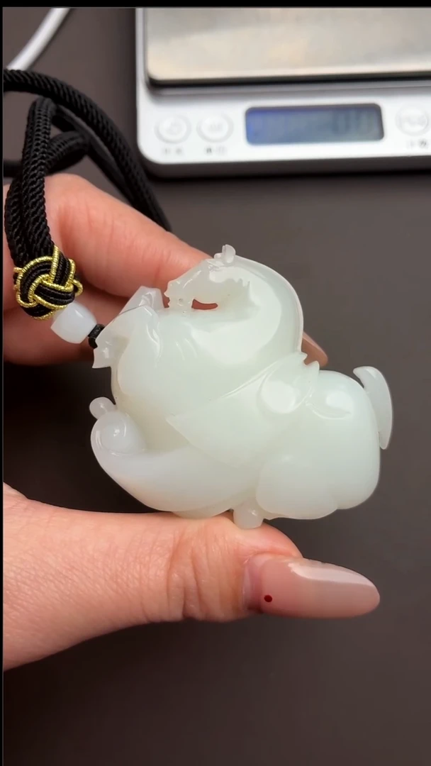 未镶嵌和田玉挂件009 马到功成