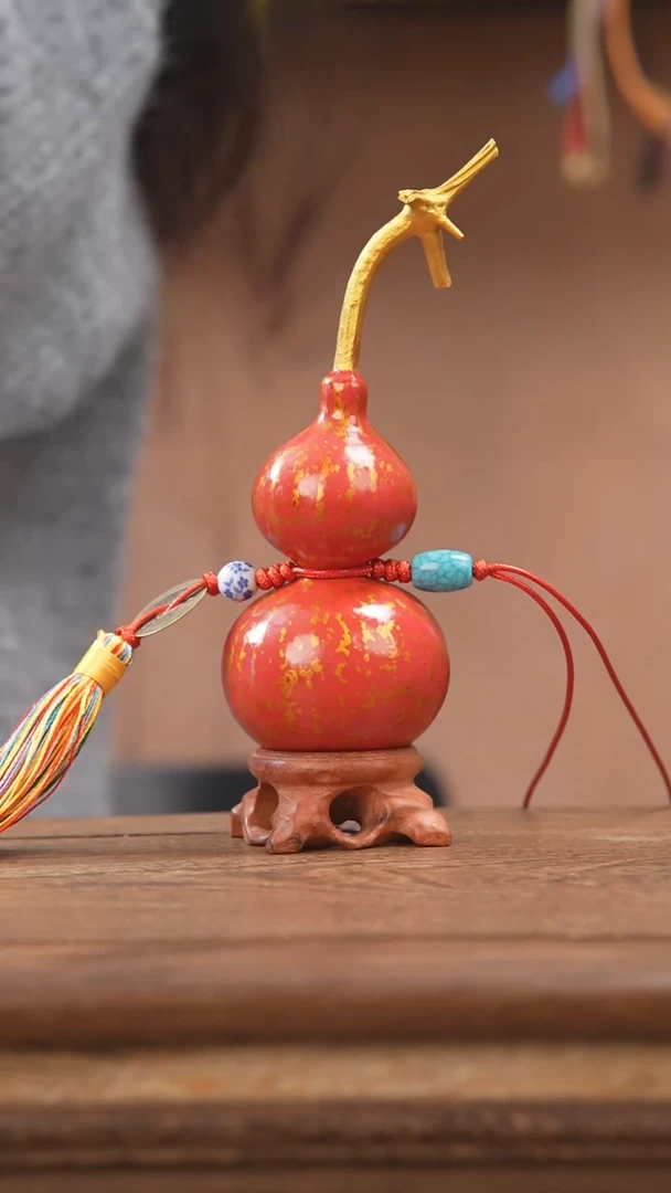 【闪购商品】719号-大漆小葫芦挂件（福利款）