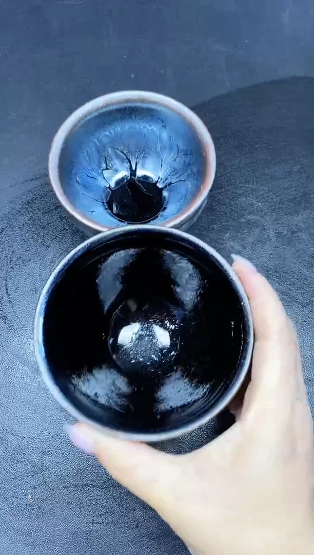 茶盏64两只微瑕