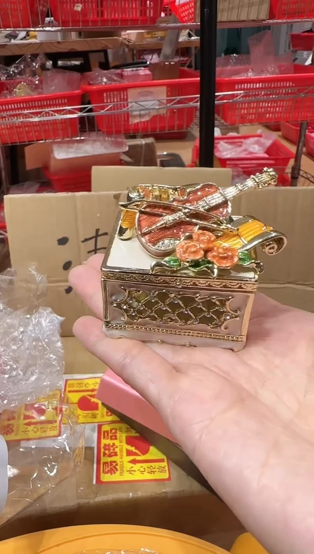 【闪购商品】茶宠珐琅首饰盒摆件AD101