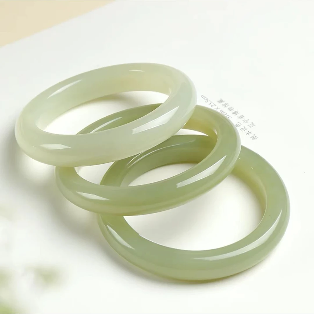 天然和田玉冰晴水手镯 —多样性发一支