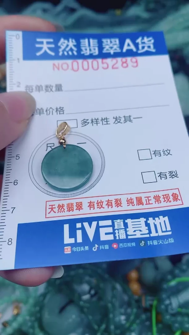 颈饰未镶嵌翡翠00005289