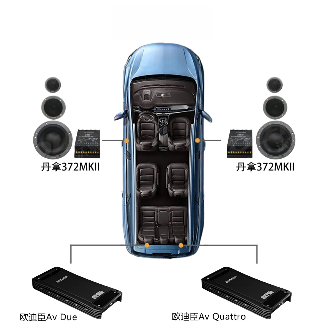 丹拿372欧迪臣旗舰AV功放音响升级HIFI级汽车音响升级三分频套装