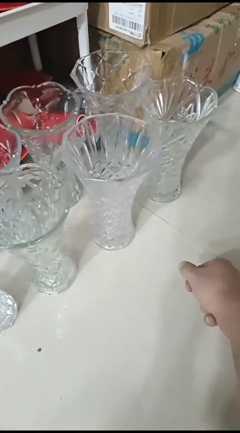瓷25厘米玻璃花瓶一个