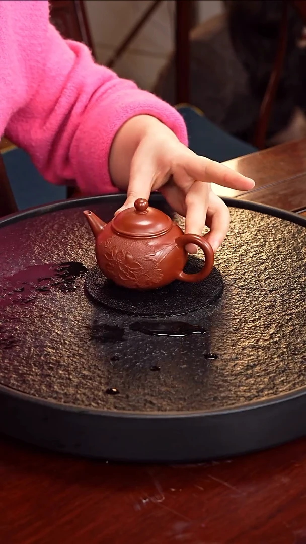 茶壶紫砂CK 水平28 朱泥 170毫升