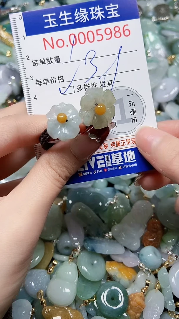 【闪购商品】翡翠颈饰未镶嵌闪购00005986多样性发其一