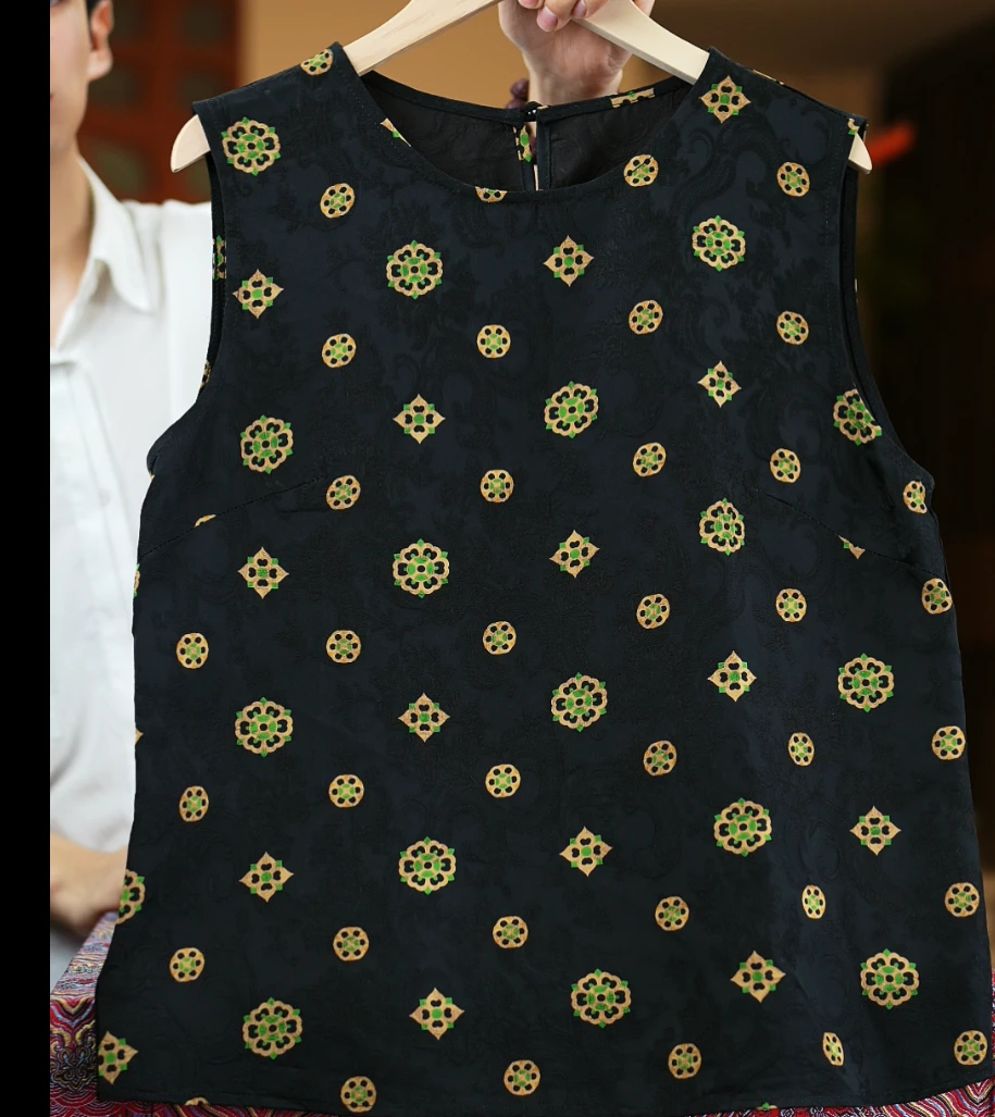 夏日之樱<<达人专属>>1187慵懒气质双面穿修身无袖背心