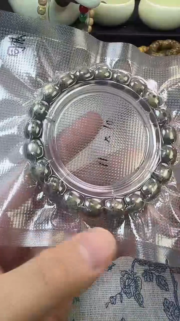 手串星月菩提59石玉料糯冰单圈11×10高透精工福利