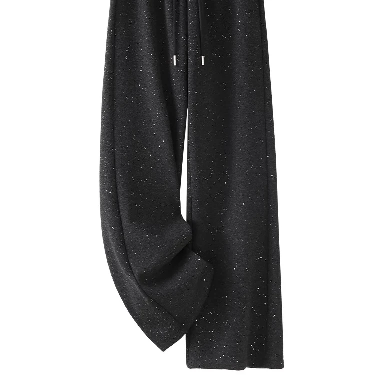 【2025新款璀璨星河】绒超亲肤亮片高级感卫裤7157