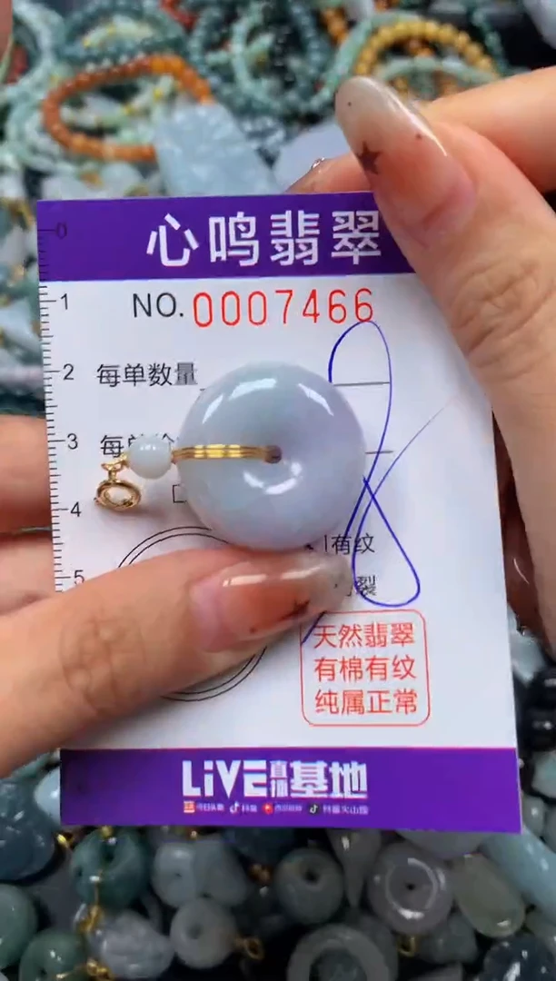 翡翠未镶嵌颈饰闪购007466