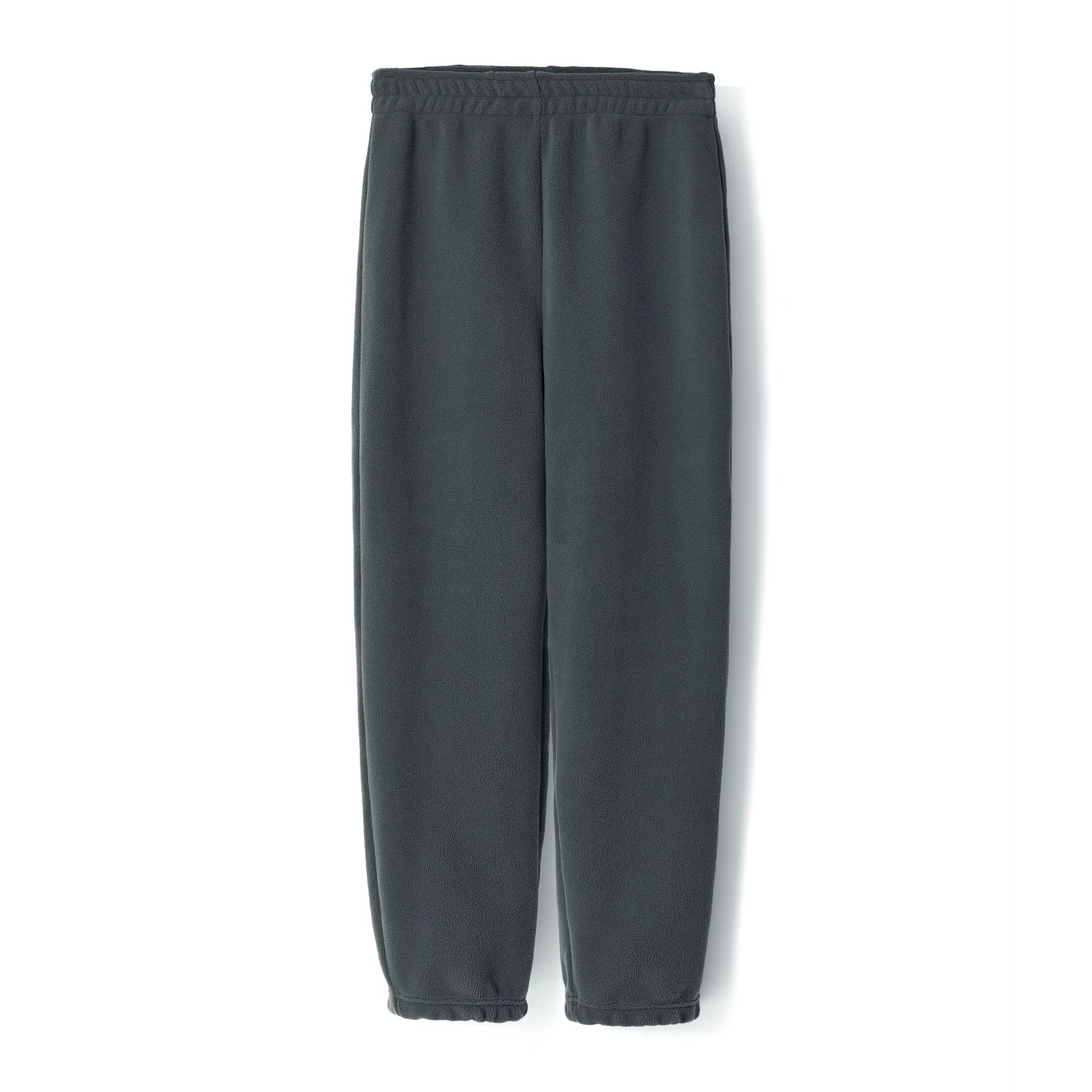 灰色双面绒男女同穿家居休闲束脚裤