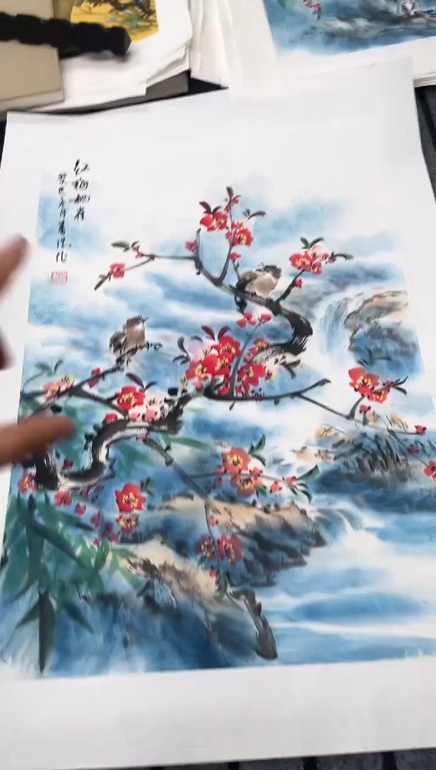 精品国画花鸟作品
