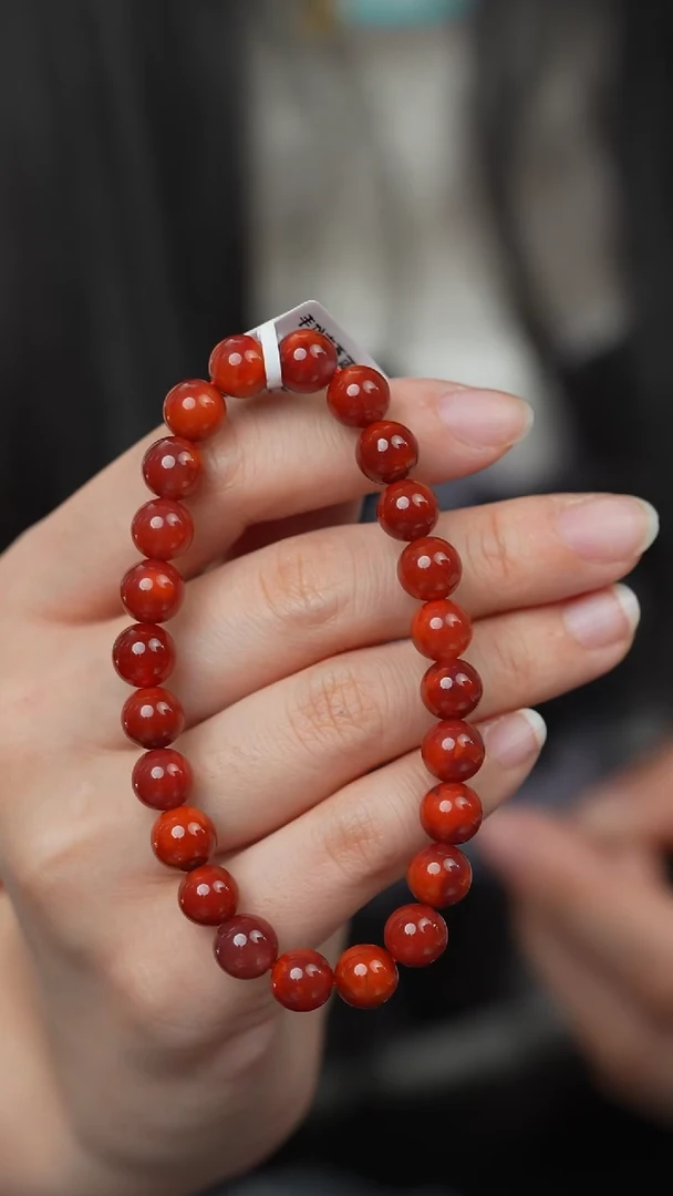 未镶嵌E85（多样性发一件）南红玛瑙单圈