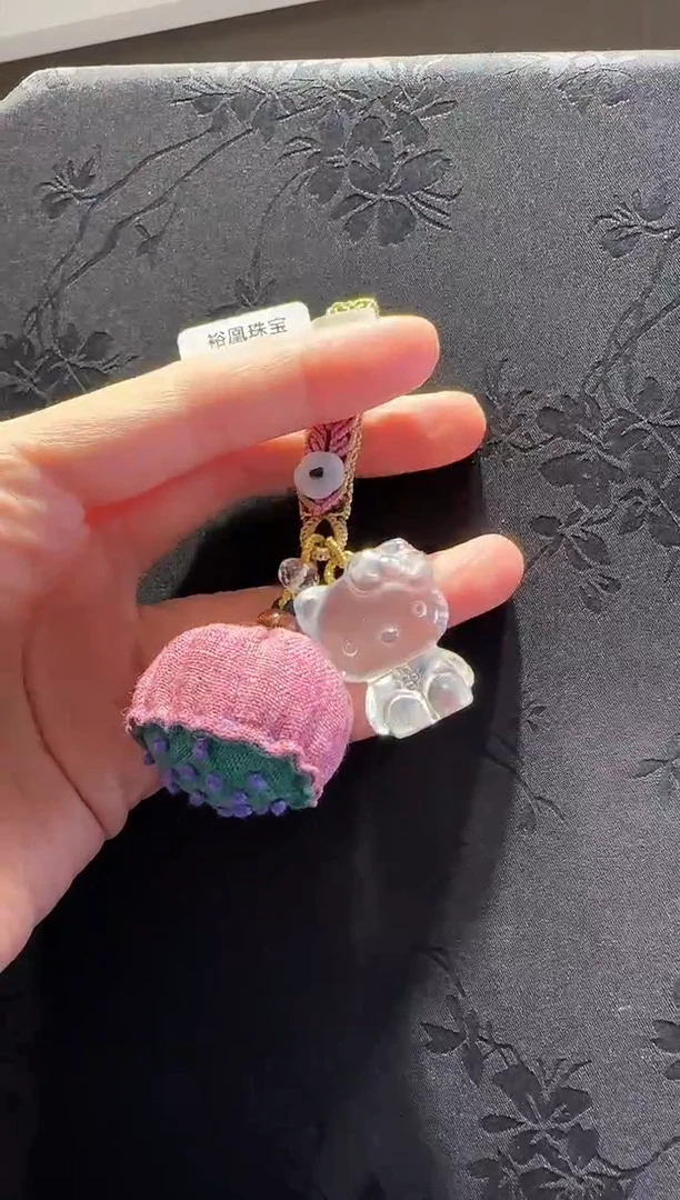 未镶嵌手绳水晶KT猫款