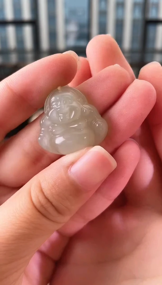 和田玉未镶嵌颈饰25佛公 多样性发其一