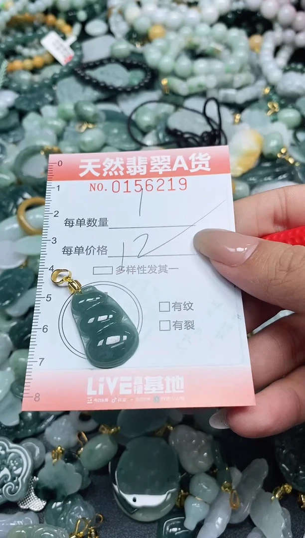 翡翠未镶嵌颈饰闪购0156219