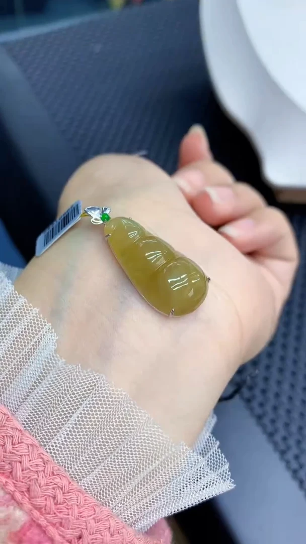 【闪购商品】翡翠颈饰18K金镶嵌            8