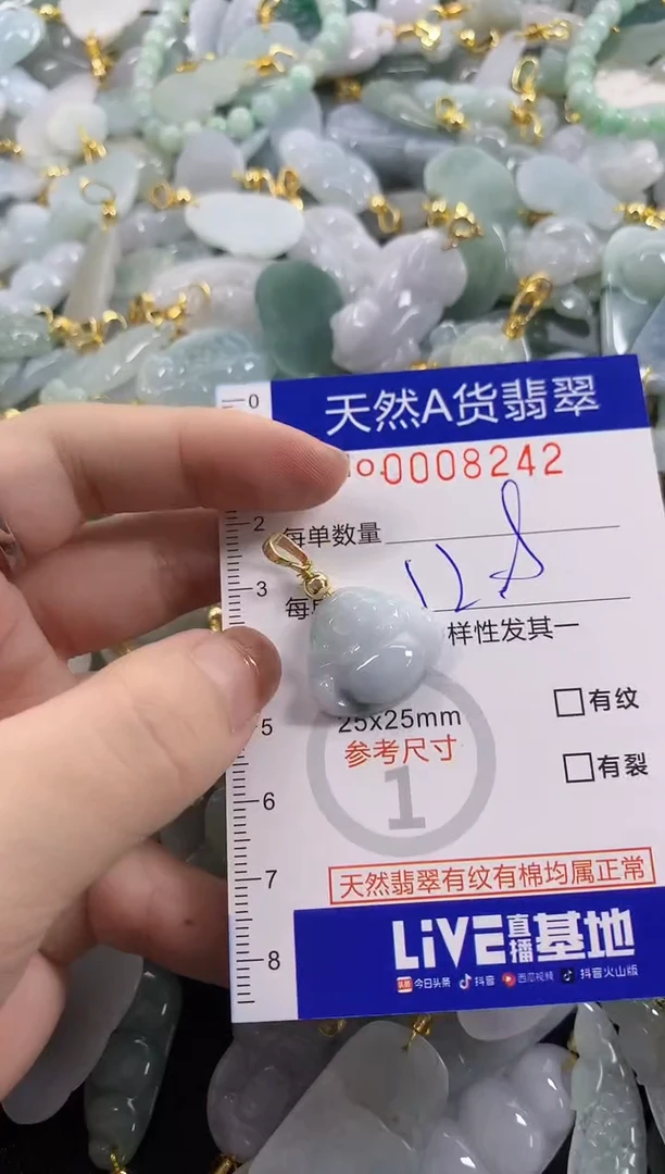 颈饰未镶嵌翡翠天然A货翡翠