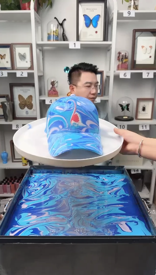 纯棉成人款天鹅水拓帽