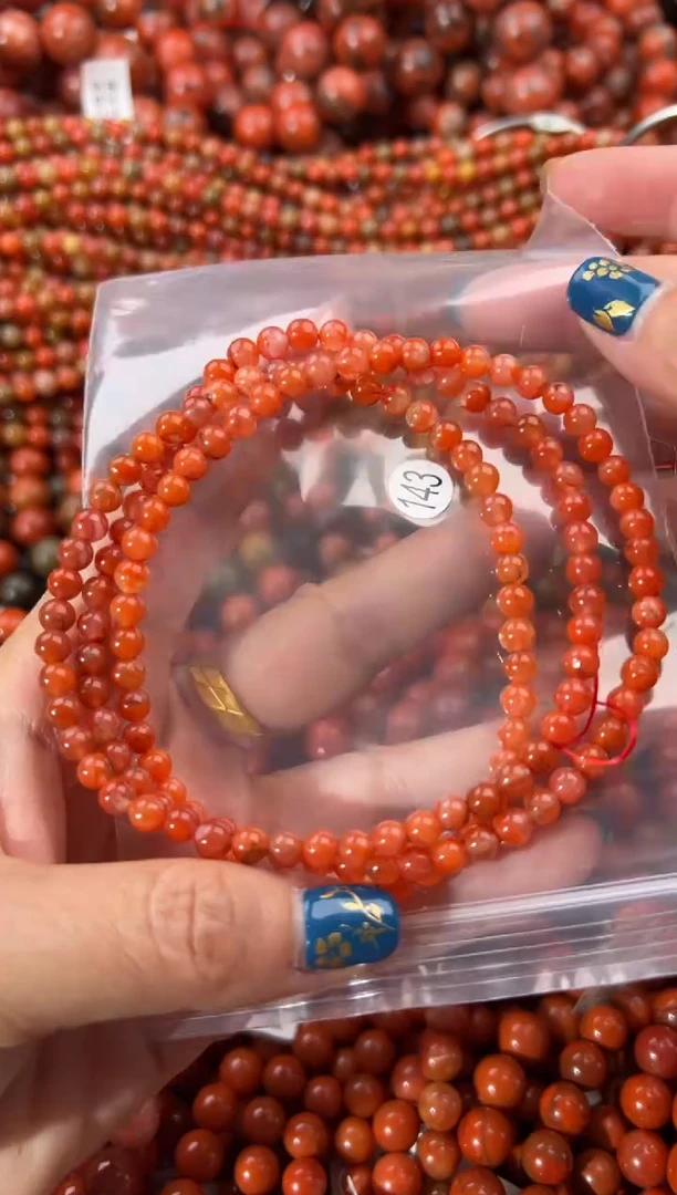 未镶嵌手串南红玛瑙5+