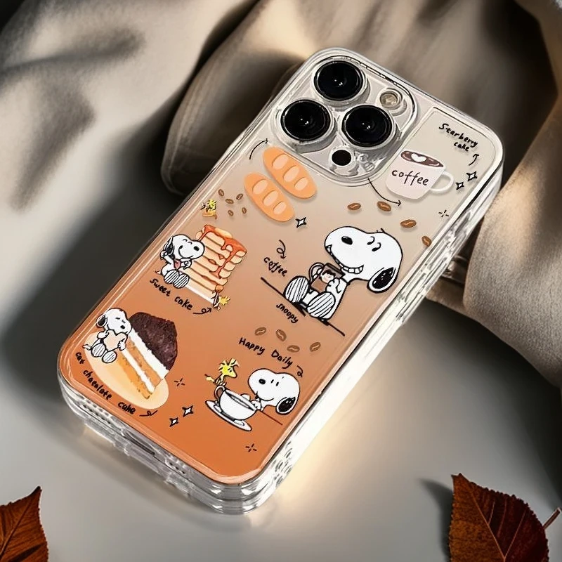 EXMX咖啡蛋糕适用苹果16Promax手机壳iPhone11防摔13创意15全包12