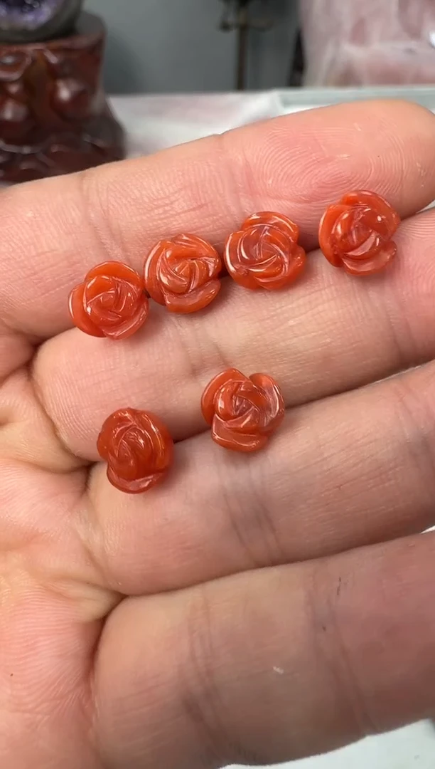 【闪购商品】南红玛瑙耳钉银S925镶嵌LQ1185多样性发一件