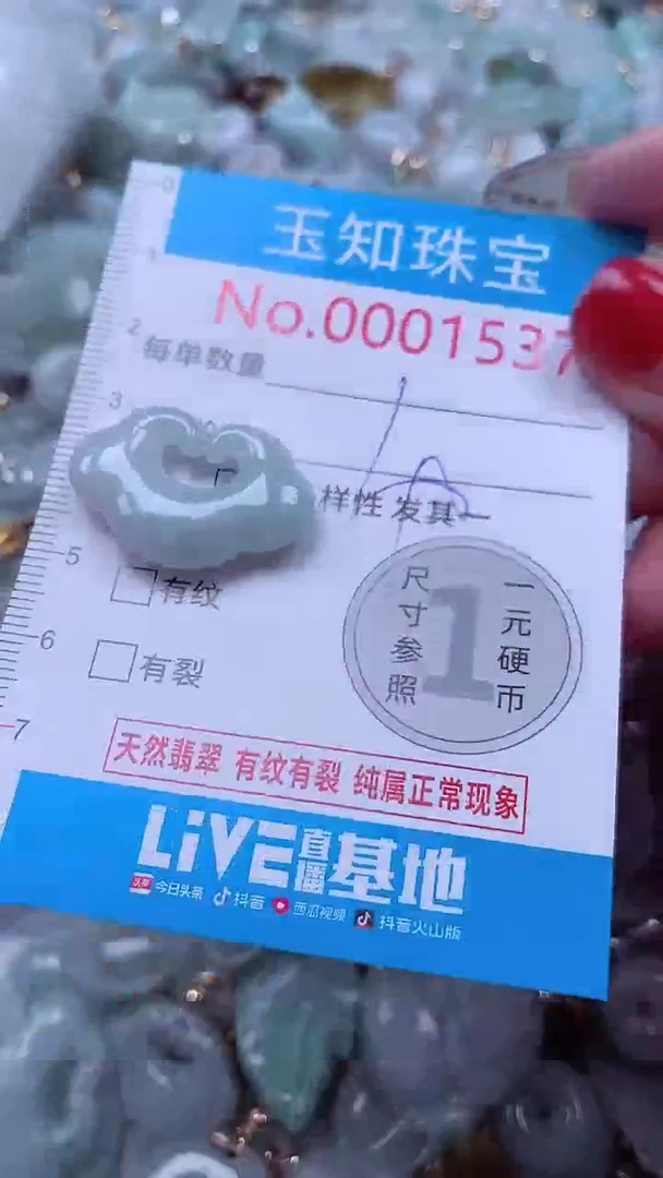 吊坠(不含链)未镶嵌翡翠1537