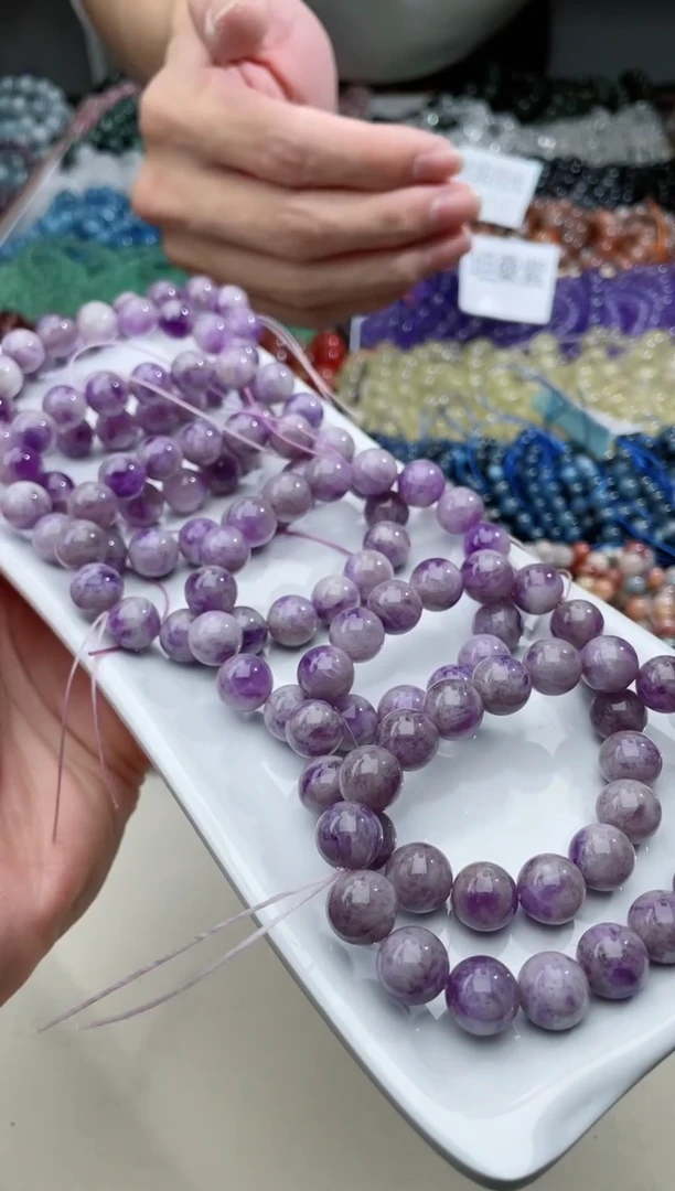 【闪购商品】水晶手链银S925镶嵌紫钰晶687